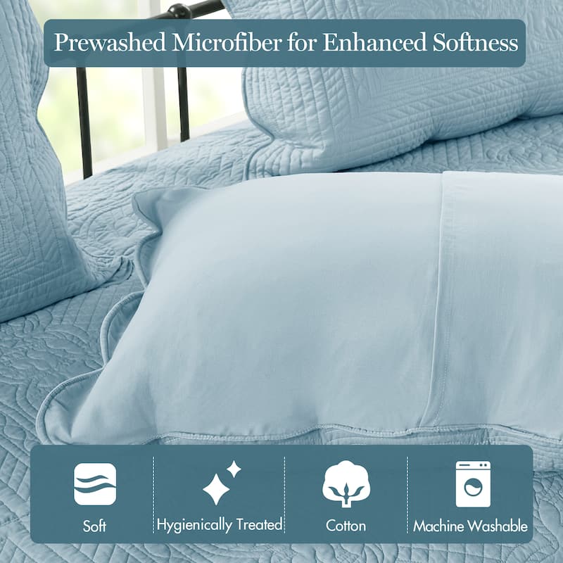 Madison Park Venice 6 Piece Scalloped Edge Daybed Cover Set