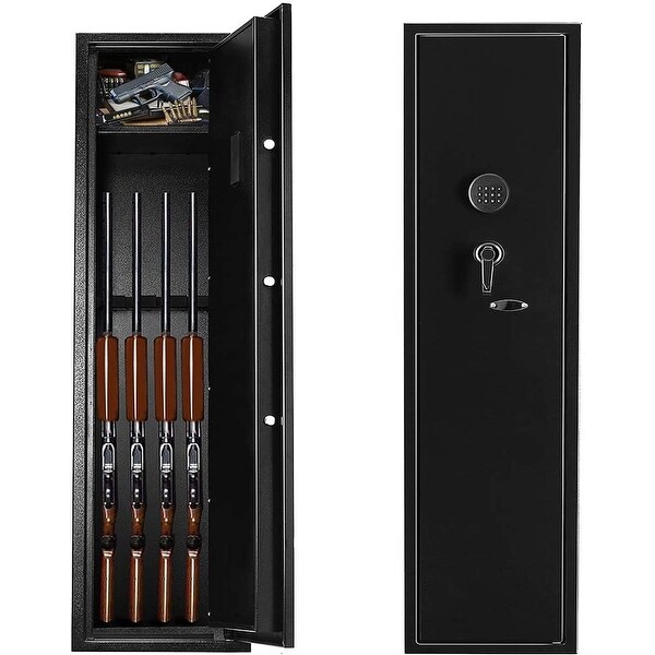 5 Gun Safe Rifle Firearms Electronic Safe. Opens flyout.