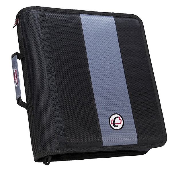 shop case it classic o ring zipper binder 13 x 12 x 3 inches black