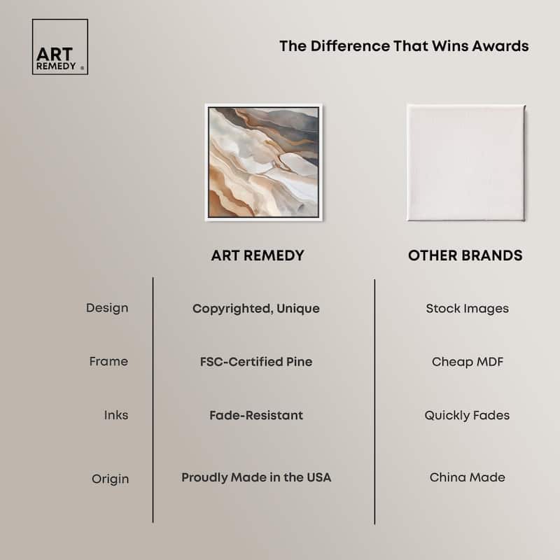 Earthen Flow Canvas by Art Remedy