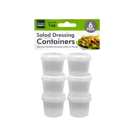 Basics Salad Dressing Containers, 2-Pack