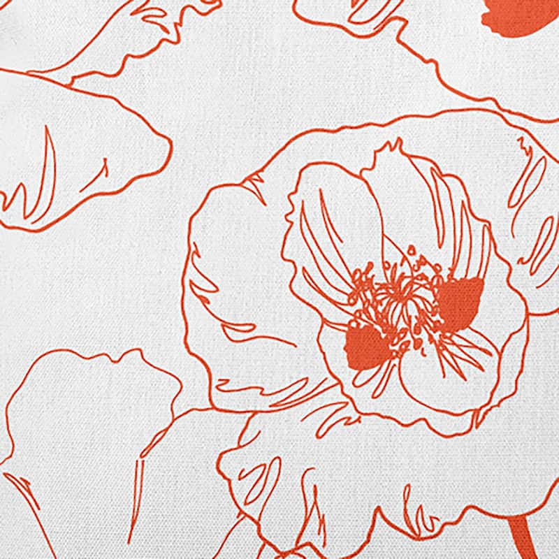 Popping Poppies Decorative Throw Pillow