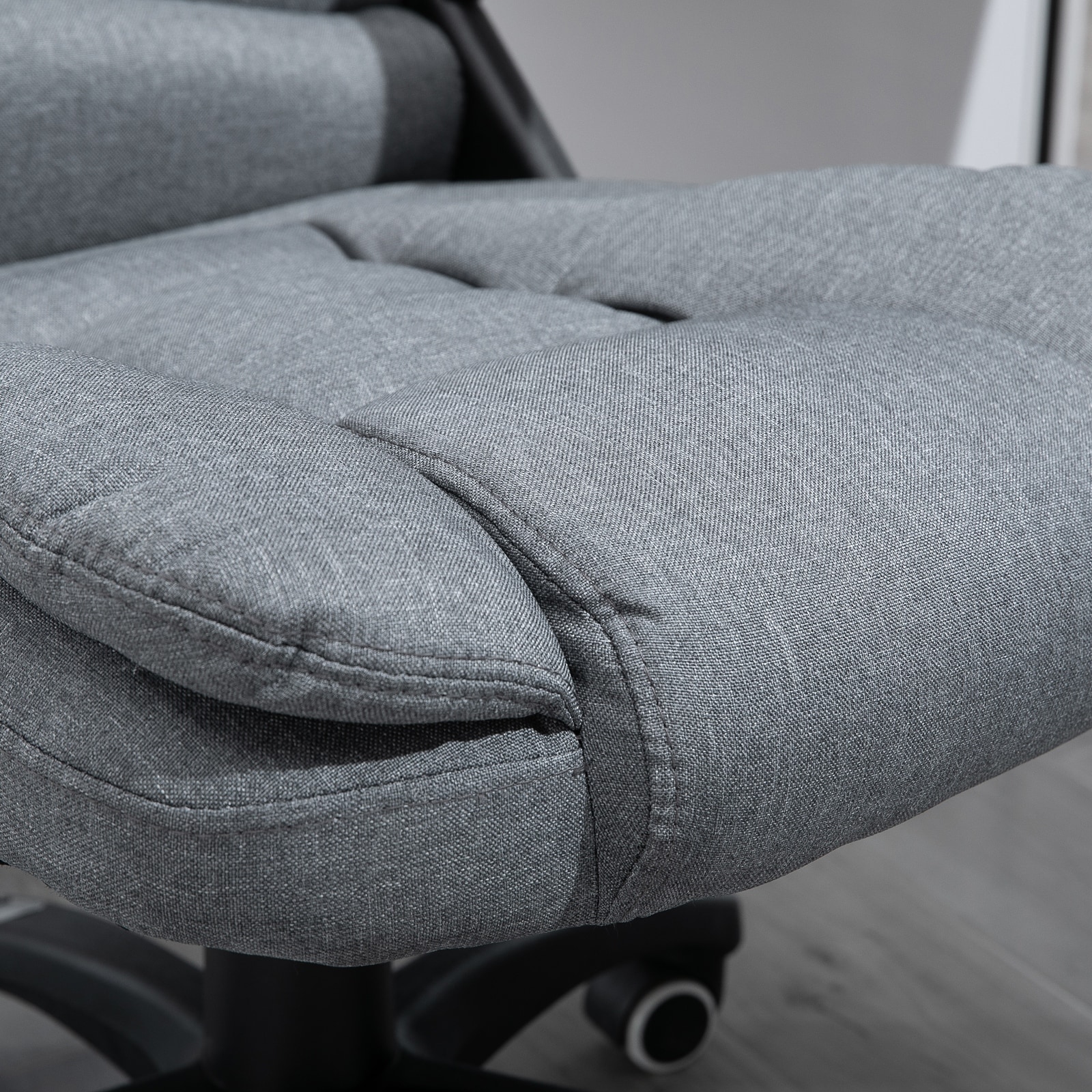 Copper grove lecheria dark grey adjustable massaging online office chair
