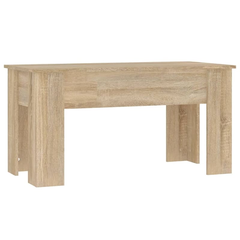 vidaXL Coffee Table Lift Top End Table Accent Side Sofa Table Engineered Wood - 39.8" x 19.3" x 20.5"