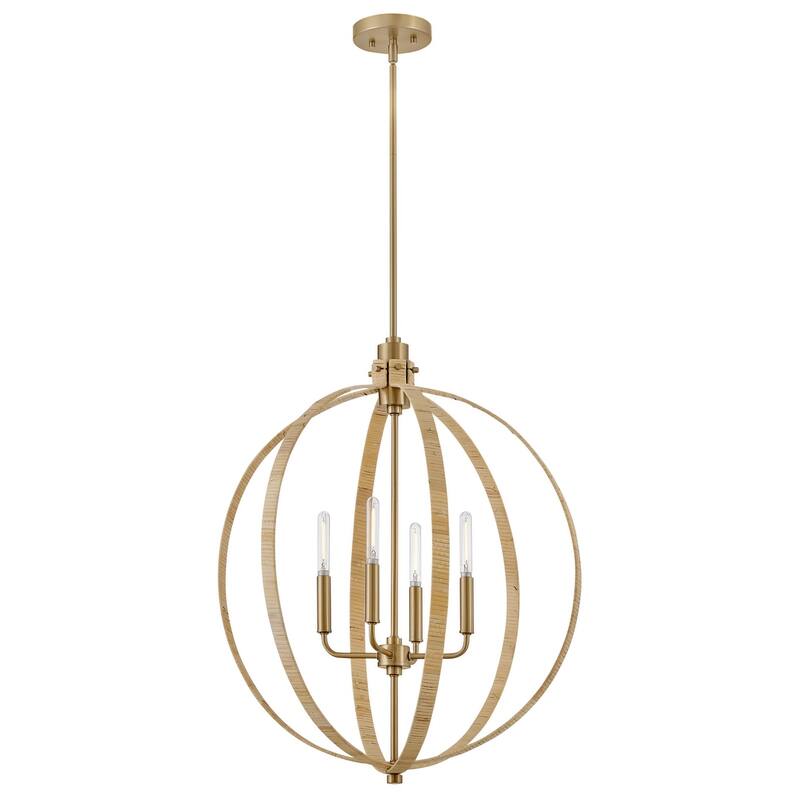 Lark 83554-BAM Fallon 4 Light 24" Wide Pendant