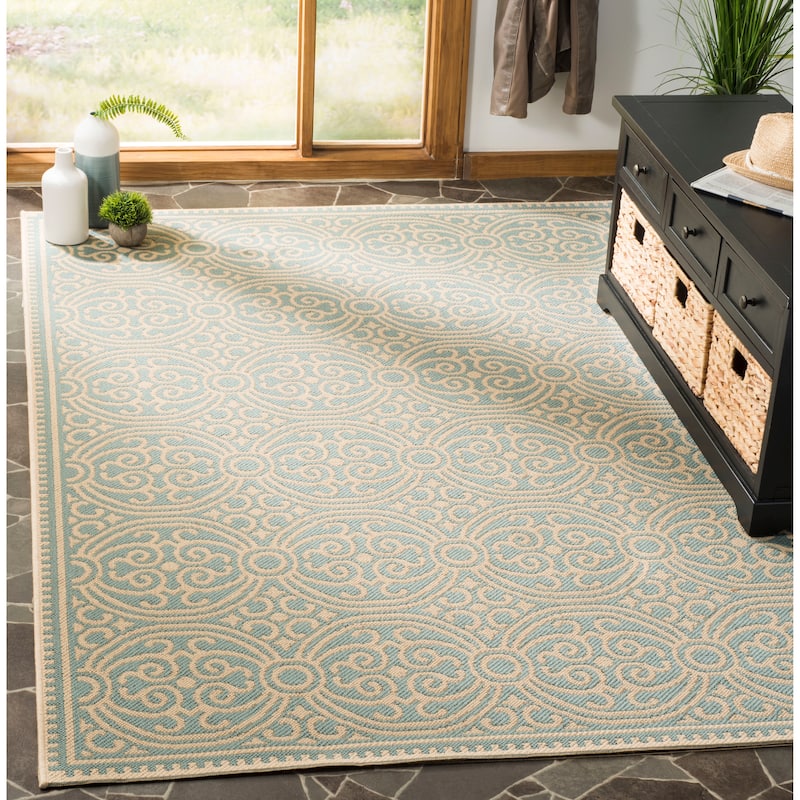 SAFAVIEH Linden Myriame Indoor/ Outdoor Waterproof Patio Backyard Rug