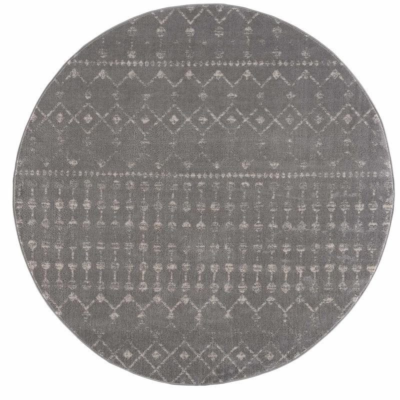 Tigris Tanu Moroccan Trellis Farmhouse Boho Area Rug