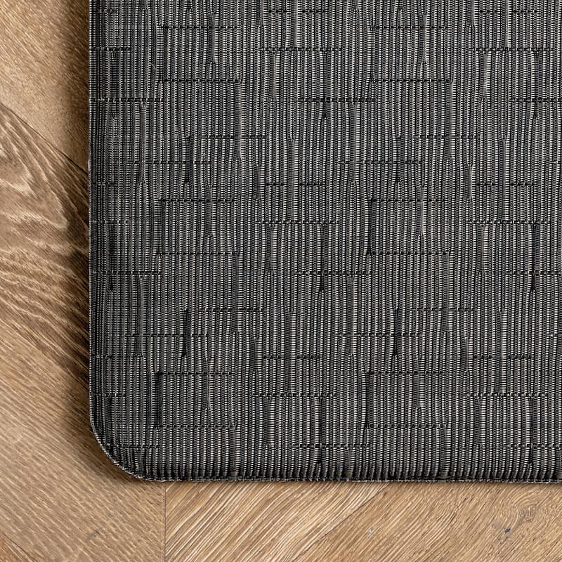 Nuloom Casual Crosshatched Anti Fatigue Kitchen or Laundry Room Comfort Mat