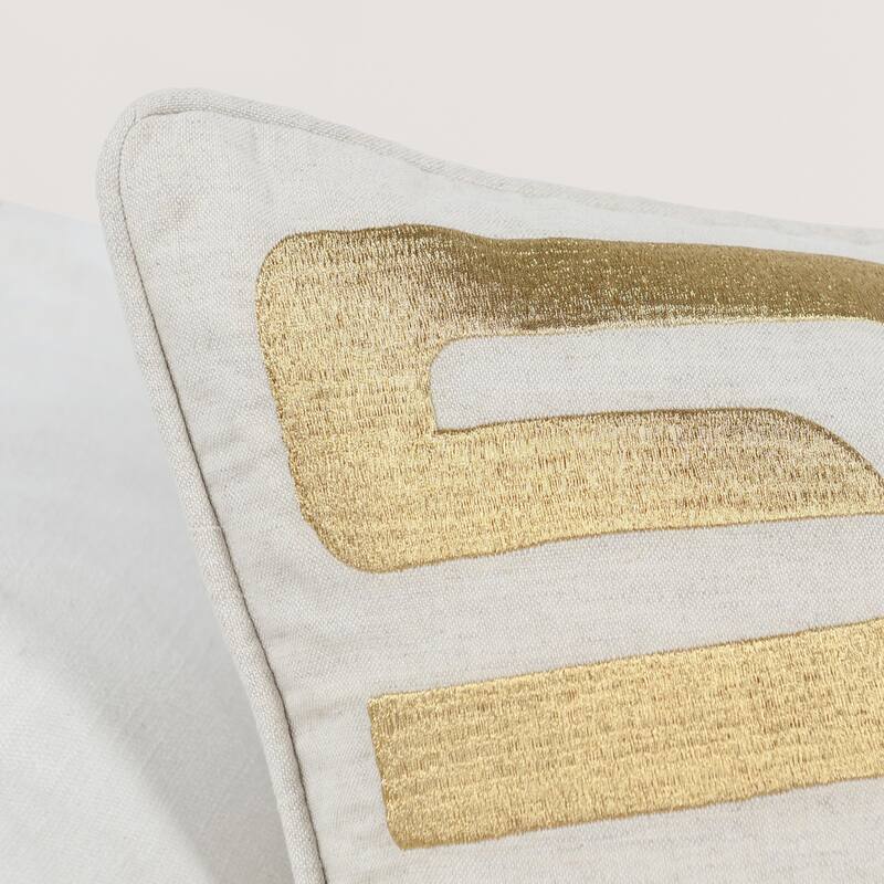 Villa by Classic Home Zelo Linen Blend Throw Pillow