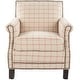 preview thumbnail 3 of 9, Safavieh Easton Tan Club Chair - 28.3" x 33.1" x 31.7"