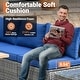 preview thumbnail 16 of 45, OVIOS 7-Piece Low Profile Deep Seat Wicker Outdoor Patio Furniture Set