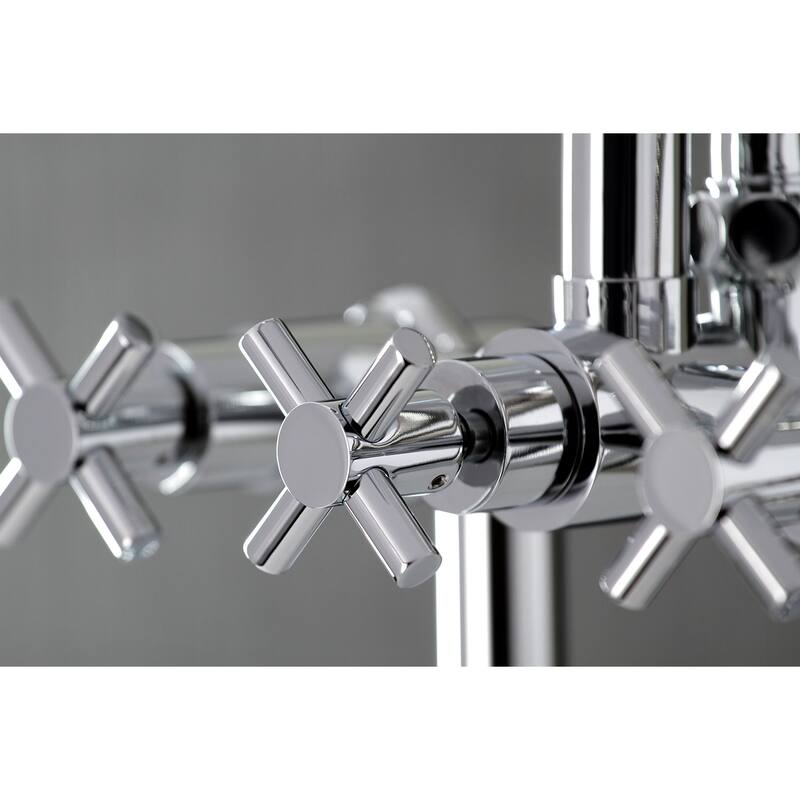 Concord 7-Inch Deck Mount Clawfoot Tub Faucet