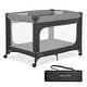 preview thumbnail 1 of 16, Dream On Me EZGo Portable Playard Black & White