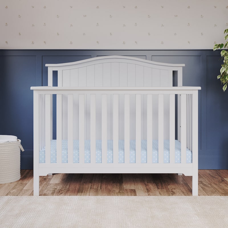 Forever Eclectic Hampton Arch Top 4-in-1 Convertible Crib