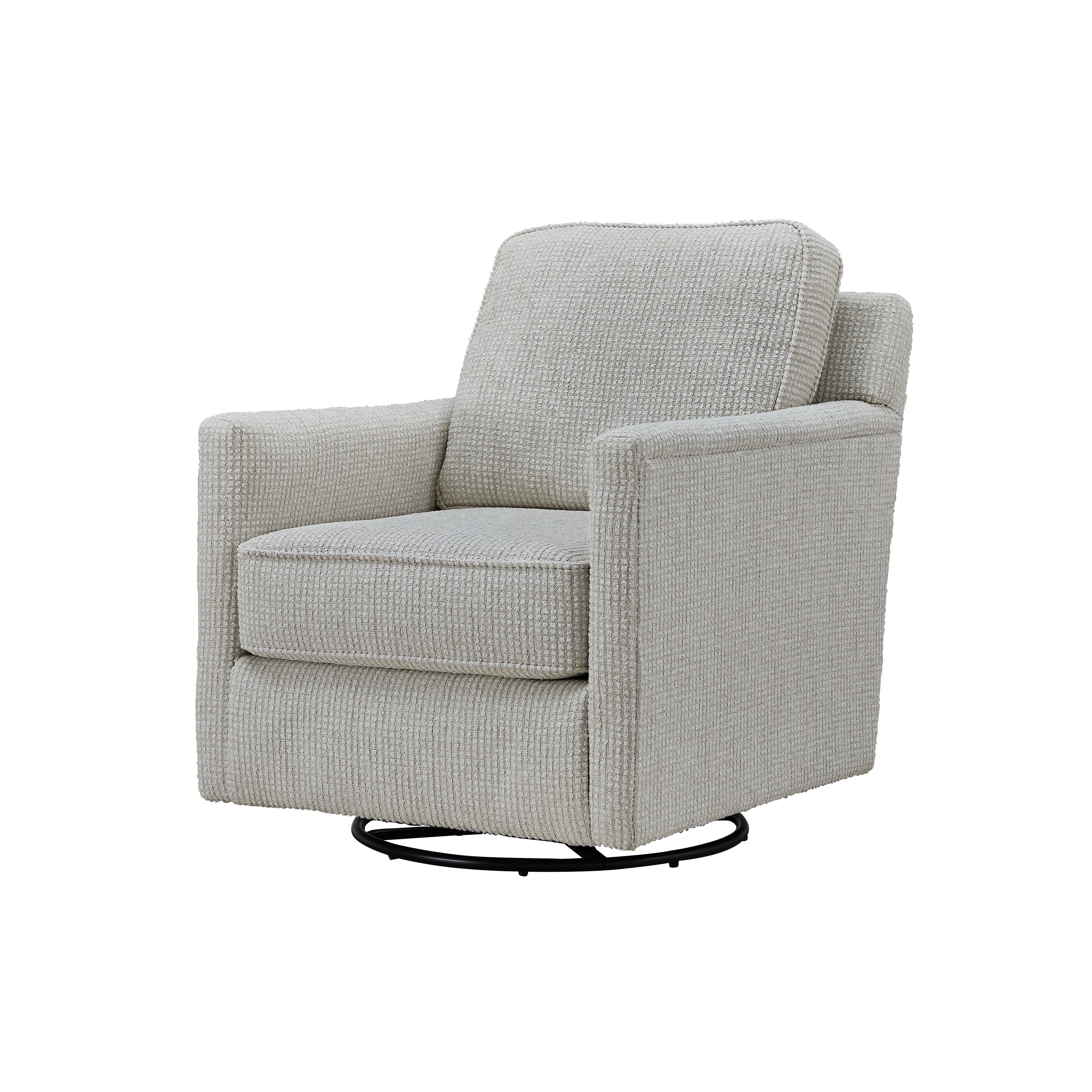 White poof online chair