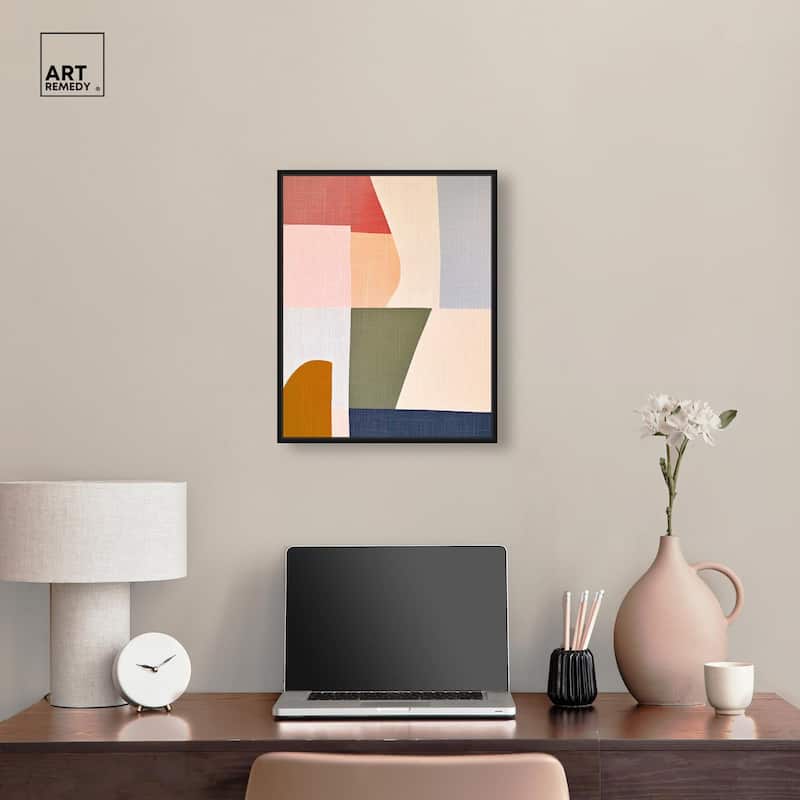 Planar Patchwork I Canvas by Art Remedy
