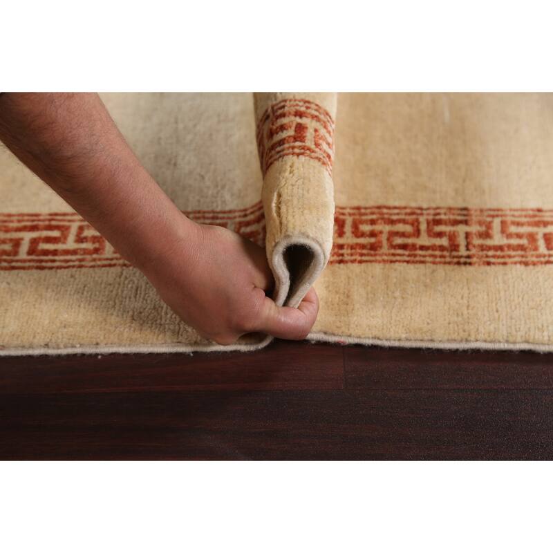 Gabbeh Kashkoli Runner Rug Wool Hand-knotted Oriental Hallway Carpet - 2'8" x 8'9"