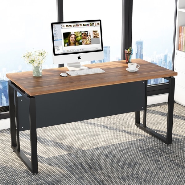 55 inches Computer Desk Home Office Desk Writing Table for
