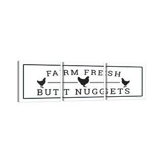 iCanvas "Farm Fresh" by Susan Ball 3-Piece Canvas Wall Art Set - Bed ...