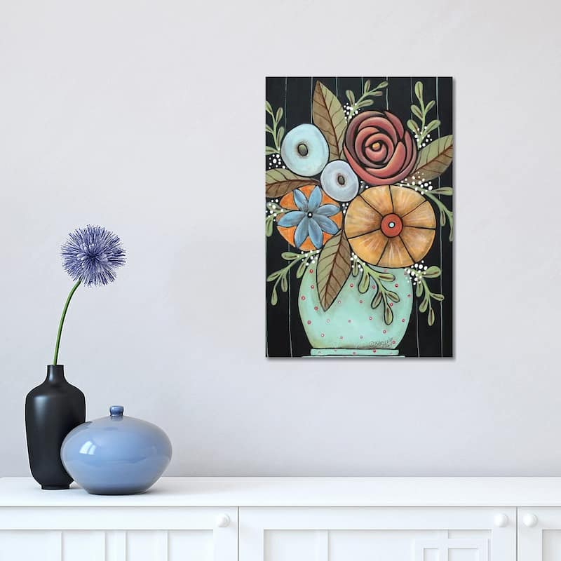 iCanvas "Prim Floral" by Karla Gerard Canvas Print - 18x12x1.5