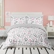 preview thumbnail 5 of 5, Roxy Hearts Reversible Comforter Set Full - Queen