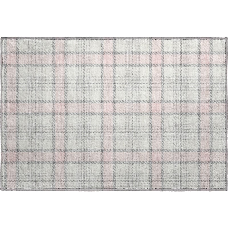 Premium Washable Super Soft Plaid Mayfield Rug
