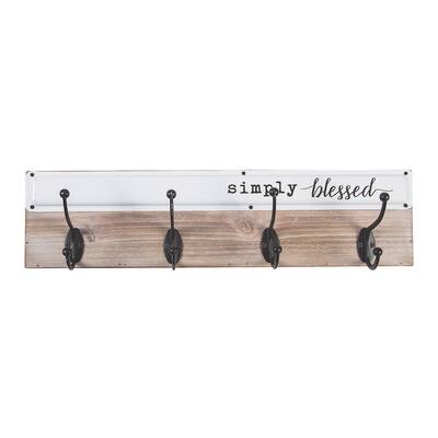 Positively Simple Simply Blessed Wall Hanger, All Seasons, Home Decor, Decorative Accessories, 1 Piece