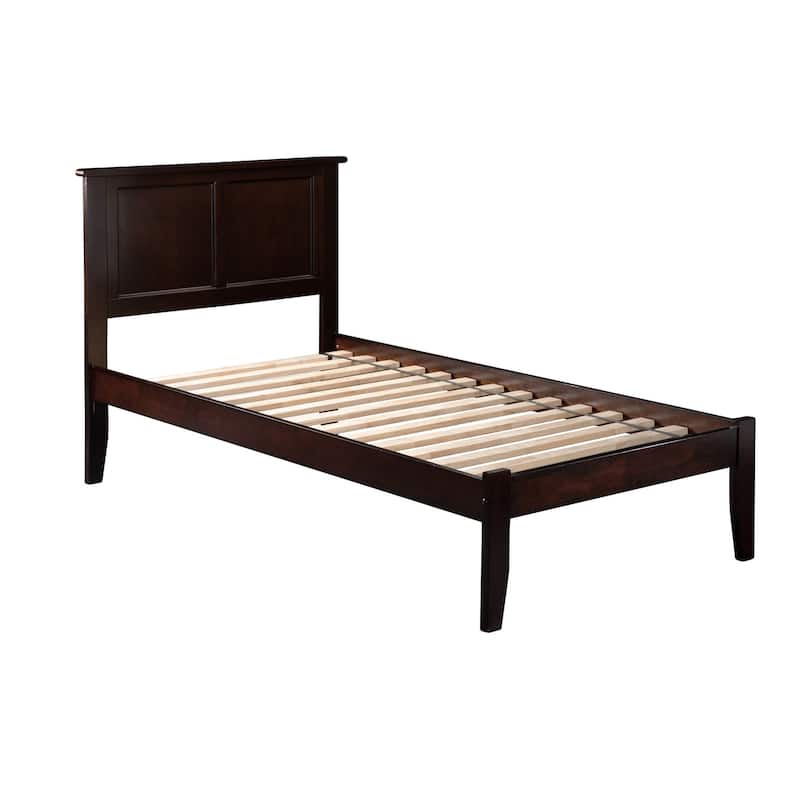 Platform Bed - Solid Hardwood Frame & Footboard - Sturdy & Stylish Design