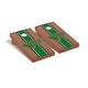 preview thumbnail 1 of 3, North Texas Mean Green Rosewood Cornhole Board Set