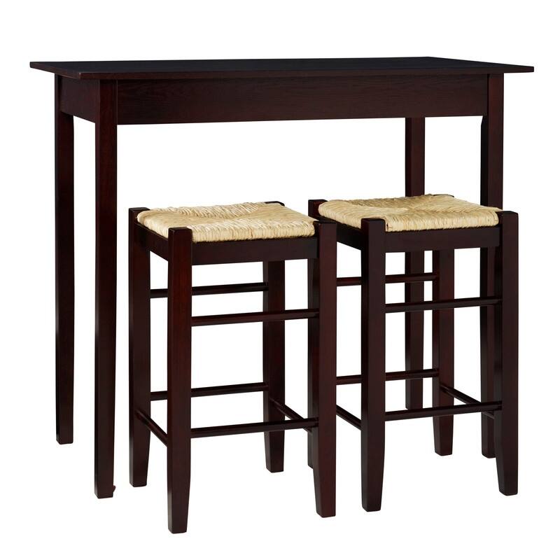 Linon Linaria Espresso 3-piece Dinette Set - Espresso