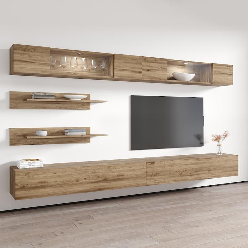 Fly I3 30TV Wall Mounted Floating Modern Entertainment Center