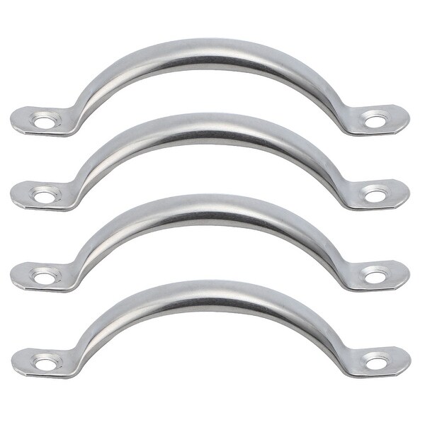 4pcs 120 x 12mm Metal Knobs Modern Style Knob Drawer Door Pull Handle Furniture Cabinet Wardrobe Dresser Plating Finish