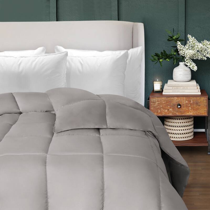 Superior Oversized All Season Down Alternative Reversible Comforter