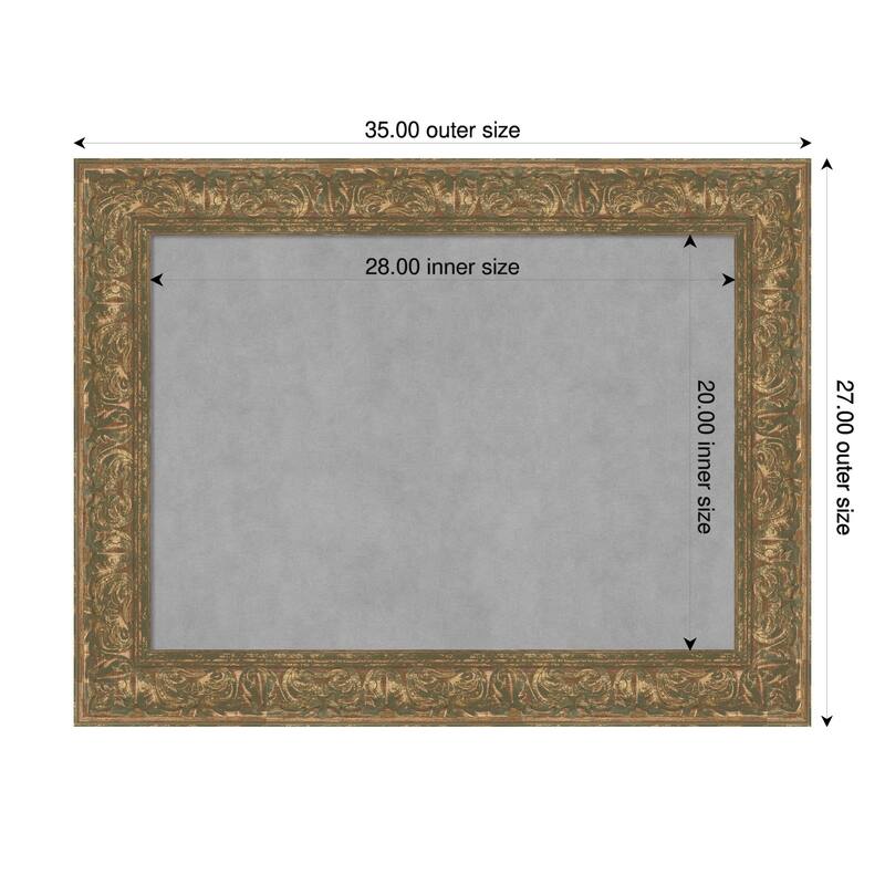 Amanti Art Luxe Black Framed - 35 x 27 in - Luxe Bronze Gold