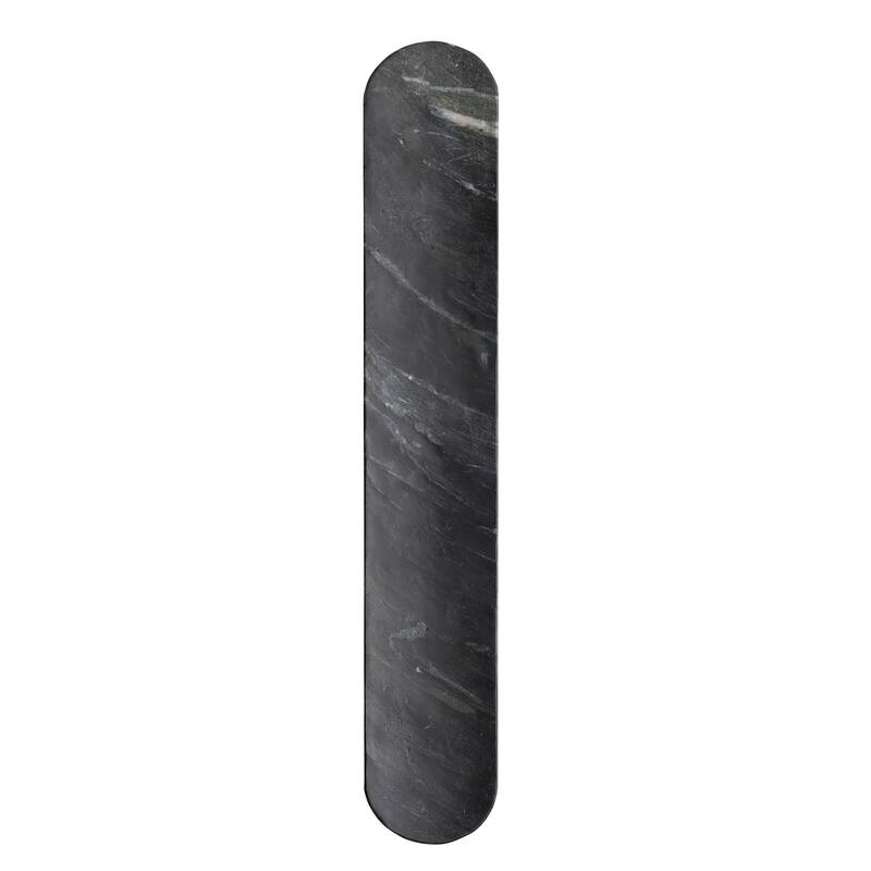 Marble Serving Board - 24.0"L x 4.0"W x 0.6"H - 24.0"L x 4.0"W x 0.6"H - Black