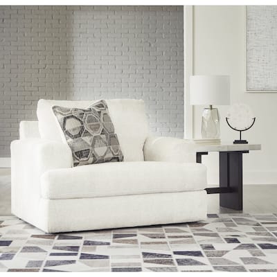 Signature Design by Ashley Karinne Linen Oversized Chair - 51" W x 41" D x 39" H