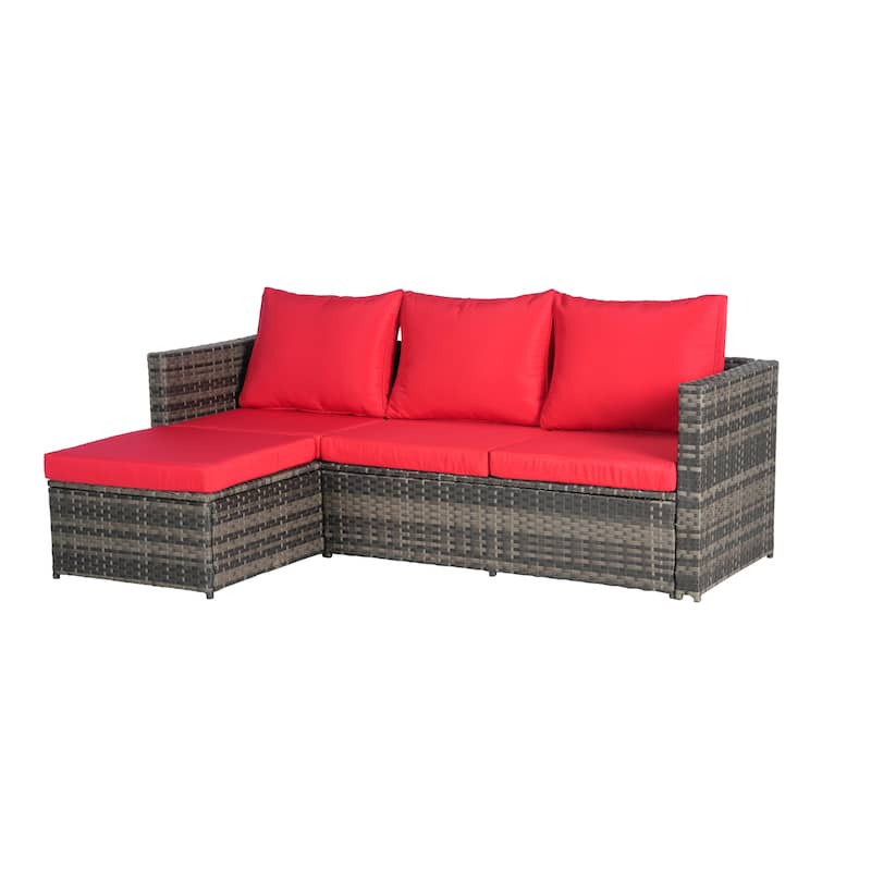 3 Pieces Patio Furniture Set