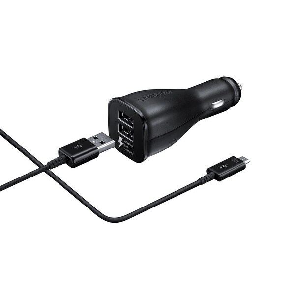 Samsung Adaptive Fast Charging Dual-Port Car Charger Retail