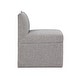 preview thumbnail 9 of 18, Dayla Modern Fabric Upholstered Caster Dining Chair by Greyson Living