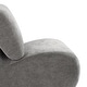 preview thumbnail 26 of 35, UIXE 33" Swivel Upholstered Aceent Chair Comfy Slipper Chair