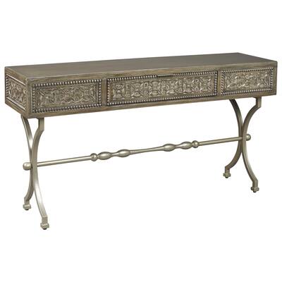 Quinnland Antique Black Traditional Console Sofa Table