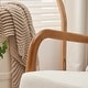 preview thumbnail 92 of 105, High Back Solid Wood Armrest Backrest Leisure Chair Accent Chair