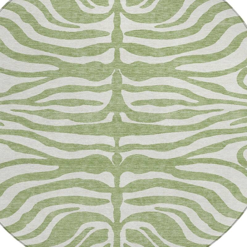 HomeRoots Animal Print Transitional Rectangle Outdoor Rug