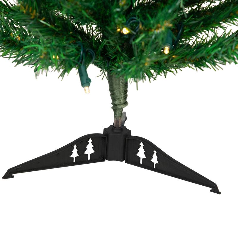 2' Medium Mixed Classic Pine Artificial Christmas Tree Warm White LED - 2 Foot