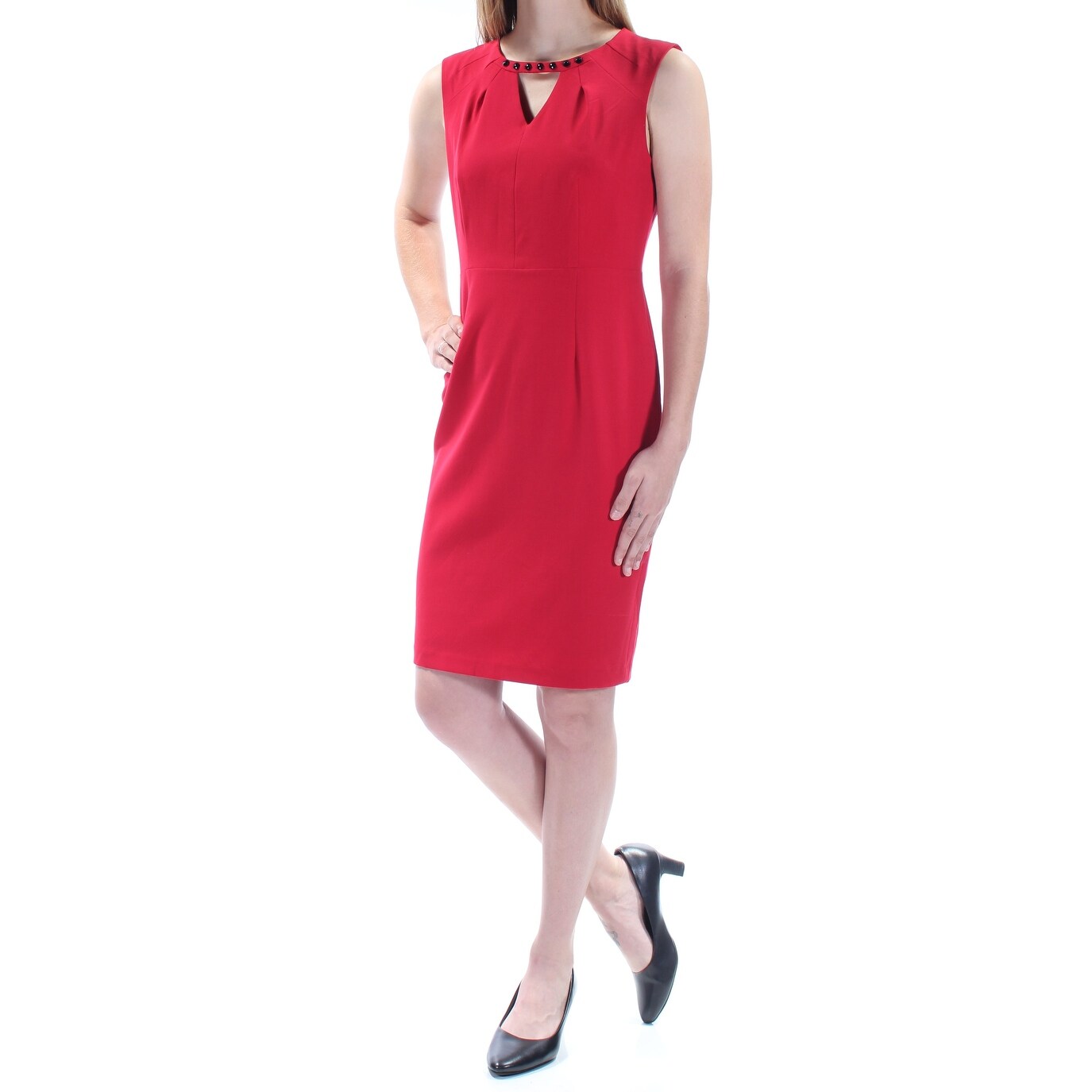 nine west red dress