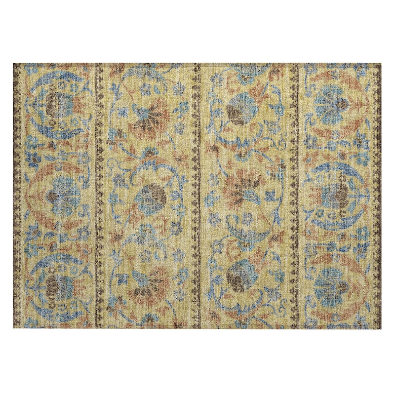 Machine Washable Indoor/ Outdoor Global Alix Chantille Rug