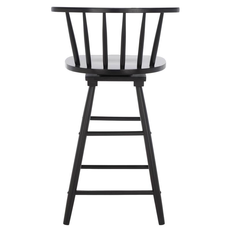 SAFAVIEH Gunnlaug Swivel 25-inch Counter Stool - 21 In. W x 17 In. D x 36 In. H - 21Wx17Dx36H