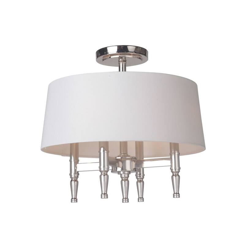 Craftmade Ella 4 Light 18" Wide Semi Flush Ceiling Fixture with White