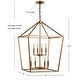 preview thumbnail 104 of 198, Marion Lantern Metal LED Pendant, by JONATHAN Y