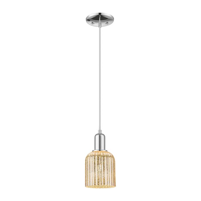 Innovations Lighting Downtown Urban - Bridal Veil - 1 Light 5" Cord Hung Mini Pendant